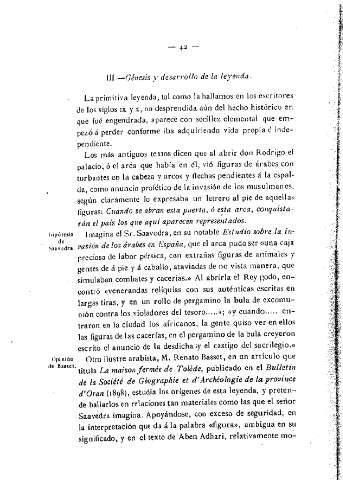 [III.- Génesis y desarrollo de la leyenda] 42