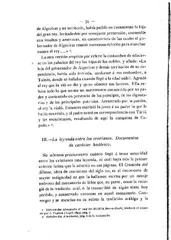 [III.- La leyenda entre los cristianos...]  74