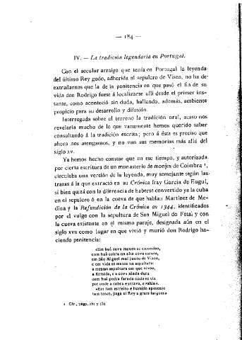 [IV. La tradición legendaria en Portugal] 184