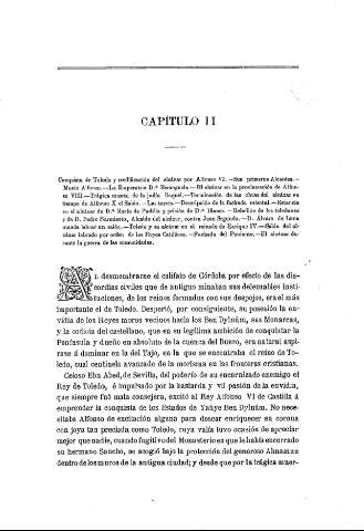 [Capitulo II. Conquista de Toledo y reedificación del alcázar...] 43