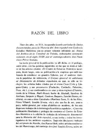 [Razón del libro] V