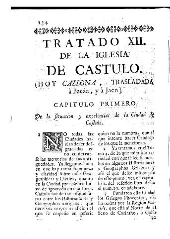 [Tratado XII. De la Iglesia de Castulo] 134