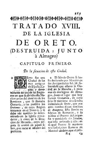 [Tratado XVIII. De la Iglesia de Oreto] 263