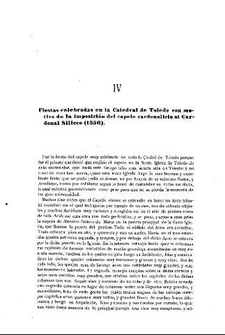 [IV. Fiestas celebradas en la Catedral de Toledo con motivo de la imposición...] 169