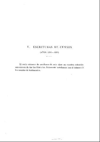 [V. Escrituras de Censos (Años 1293-1295] 115