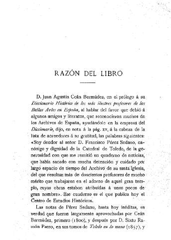 [Razón del libro] III