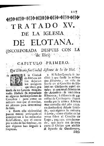 [Tratado XV. De la Iglesia de Elotana] 217